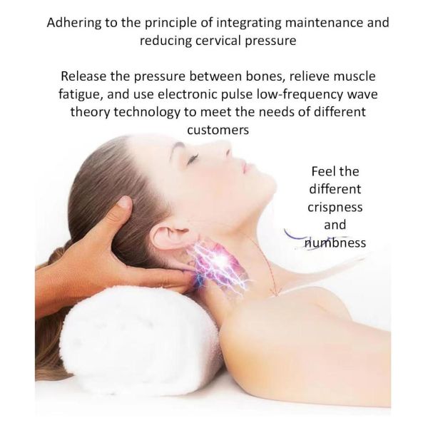 Hot Compress Therapy for Improved Sleep Home Acupoint Cervical Shoulder Massage Pillow