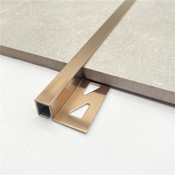 Stainless Steel U Channel Decorative Brass Profile Floor Inlay Ss Gold Tile Trim Floor Trim