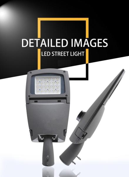 luz de rua conduzida de alumínio de 40w 50w 60w 6500K