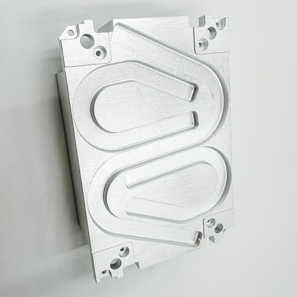 CNC Machining Metal Parts Aluminum Heatsink For Photovoltaic Inverter