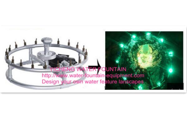 Movable Small Decoration Water Fountain Equipment With Controller