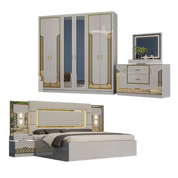 Wholesale Cheap Price Modern Design Bedroom Set Furniture Luxury king Size Bed