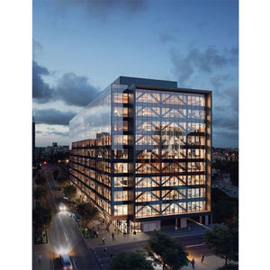 Закаленная двойником застекляя рамка стеклянного фасада ненесущей стены алюминиевая