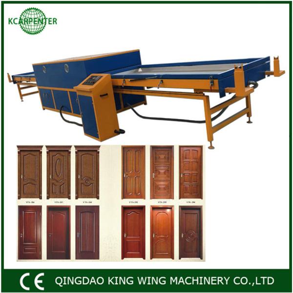 Vacuum press machine for PVC film door
