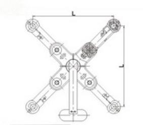 Four Split Conductor Single Pendulum Spacer ISO9001 Certificated Flexible Spacer