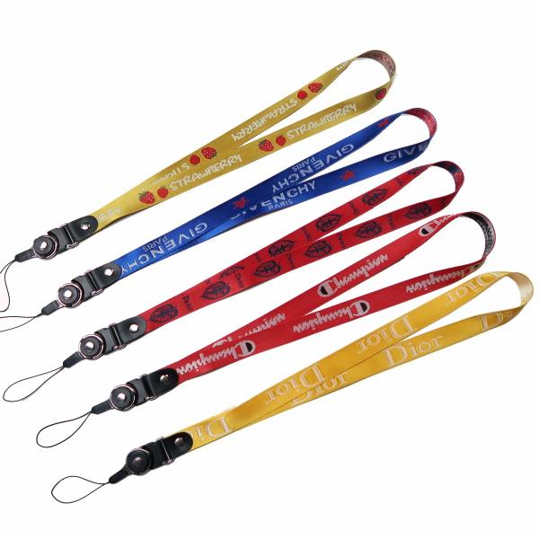 Lanière universelle personnalisée pour téléphone portable, bandoulière en nylon, sangle de téléphone portable à suspendre avec logo personnalisé
