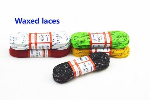 Moulded Tips Ice Hockey Laces Wearproof , High Tensile Roller Skate Shoelaces