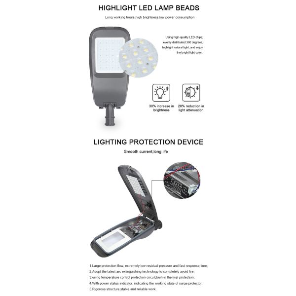 ROHS 3000K Aluminum Solar Flood Lights For Country Road 150-180W