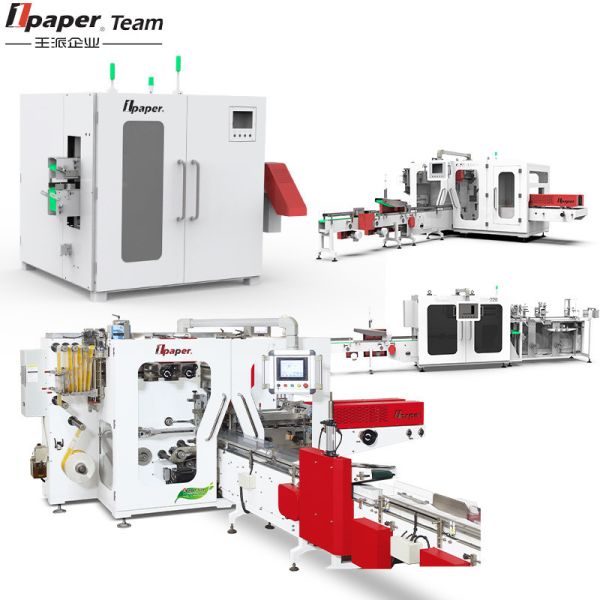 Facial Tissue Paper Wrapping Machine with Heating Power 6.5KW and Total Power 22.5KW