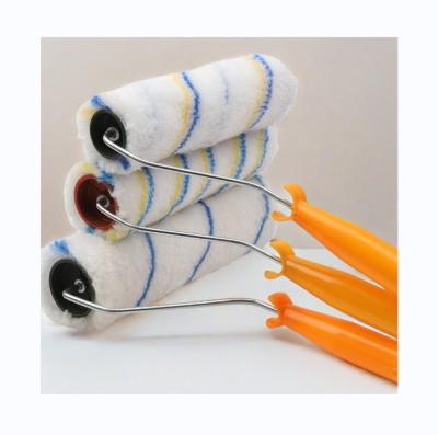 Pintura de plástico de rolos de 4 polegadas para ferramentas profissionais de pintura de parede