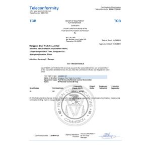 Shenzhen Zilun Electronic Co., Ltd Certifications