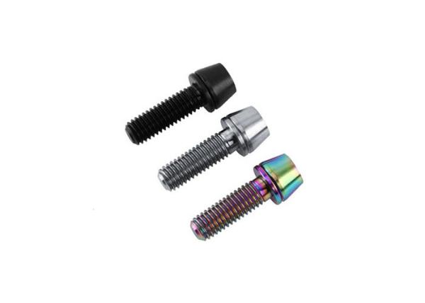 DIN912 Titanium Bolts Screws Stem Brake Allocate Color Cone Head Ti Bike Bolts