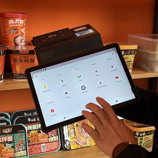 Simplifique sus transacciones con Android 14 Payment POS 6400mAh Batería de gran capacidad y conectividad Bluetooth