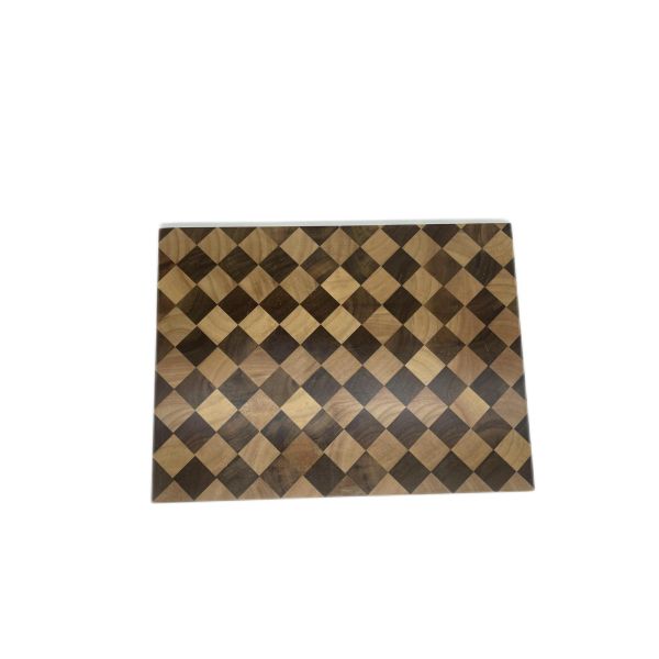 Customized Spliced Sustainable Cutting Board Rubber Wood And Acacia Wood Material