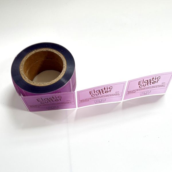 Custom Printed Logo Waterproof Adhesion Vinyl Sticker Clear Label Transparent Water Bottle Labels Roll
