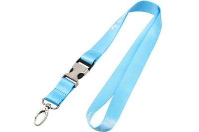 Light Weight Custom Cotton Lanyards Screen Printing Logos Premium Raw Polyesters