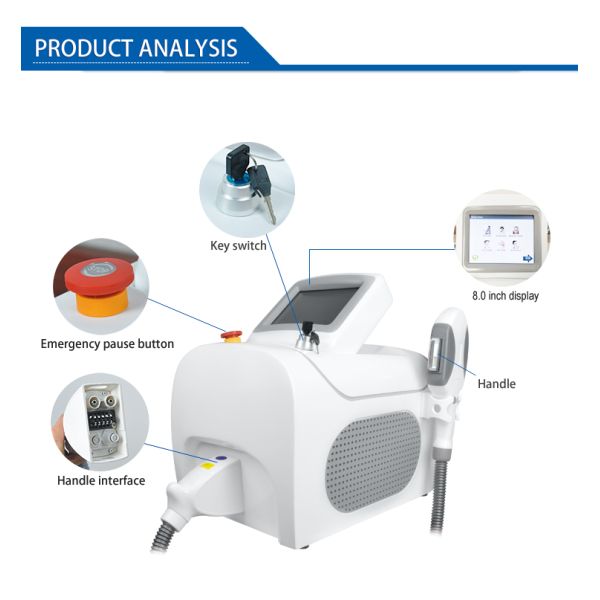 distribuidor del equipo de la belleza del salón de la máquina del retiro del pelo del laser del OPT 3000W