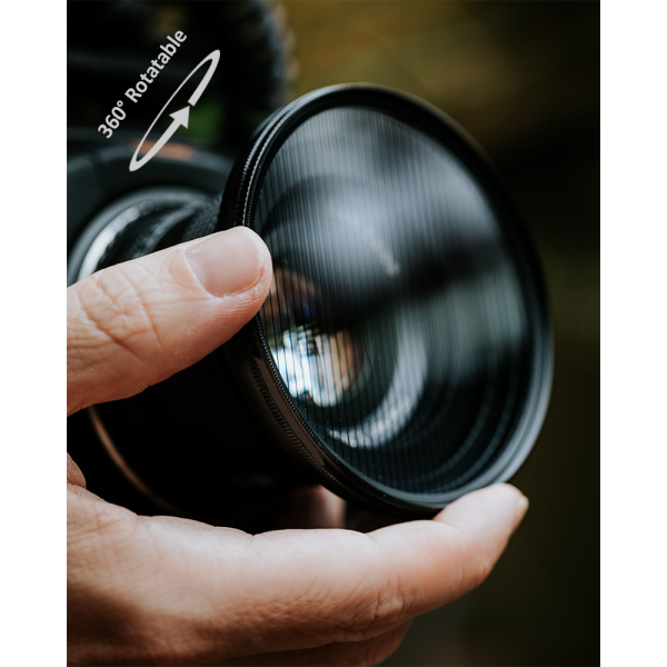 Resin Glass Special Effect Lens Filter Waterproof Oil Proof Blue Streak Filter With Nano Coating