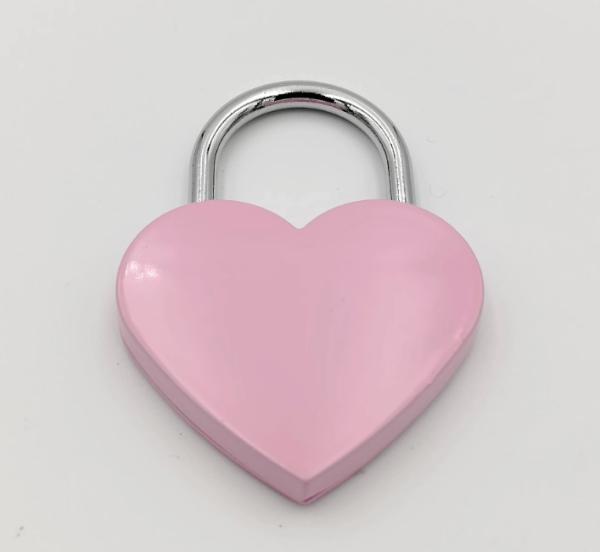 Heart-Shaped Padlock Compact, Aesthetic & Exquisite Security Love Locks for Wholesale and Valentines Day Gifts Padlock Factory