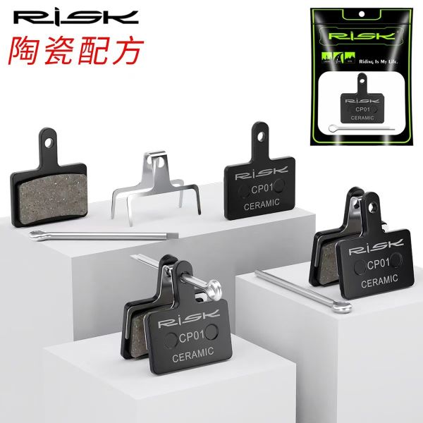 RISK MTB Bicycle Disc Brake Pads Ceramic Hydraulic Brake for Shimano B01S M315 355 395