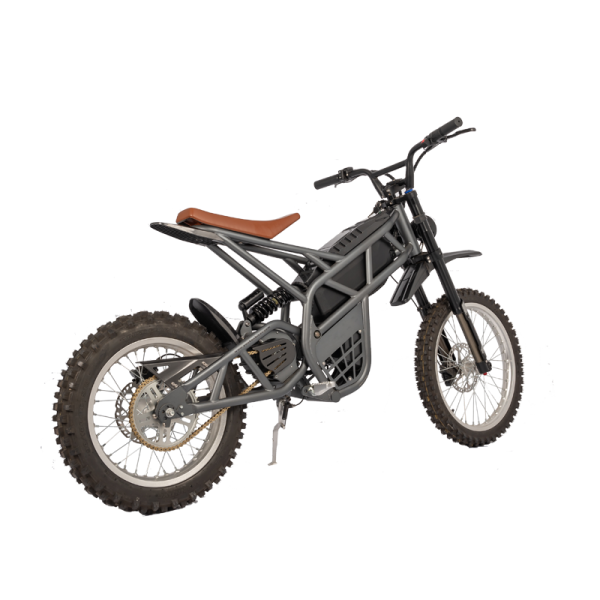 Steel Frame Fat Tire Bicycle Electric Dirt Bike for Men Rear Hub Motor Braking System