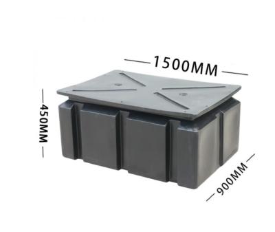 Custom Rotomolding PE Pontoon Floating Dock Passenger Transport Yacht Marina Pontoon
