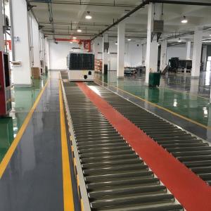 PLC Controlled Manual Assembly Line For Split Floor Standing Duct Type Air