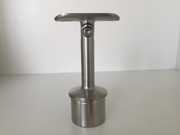 Indoor / Outdoor Stainless Steel Railing Components , Adjustable Post Mounts