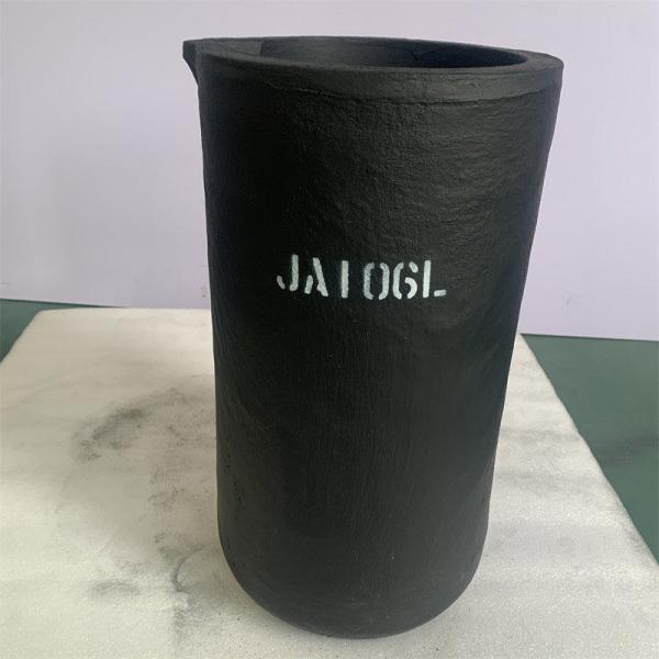 Graphite Silver Casting Crucible Silicon Carbide Black Smooth Surface