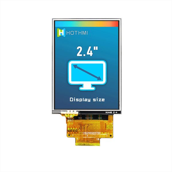 SPI 2,4 сенсорный экран 240x320 солнечного света читаемый TFT дюйма сопротивляющийся