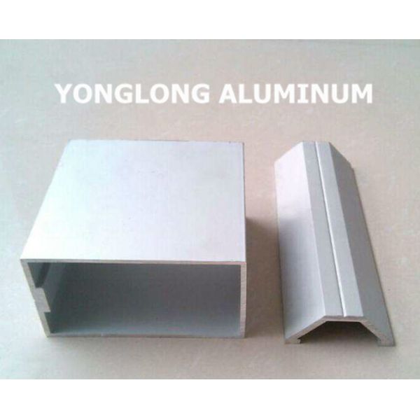 Powder Coated Aluminium Profile For Curtain Wall Frame Champangn , Bronze