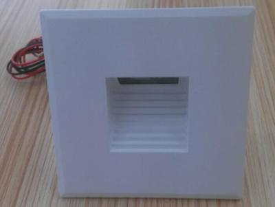 Mini Recessed Indoor Led Wall Lights , Stair Step White Wall Lights Changable Covers