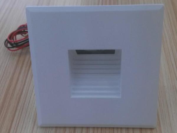 Mini Recessed Indoor Led Wall Lights , Stair Step White Wall Lights Changable Covers
