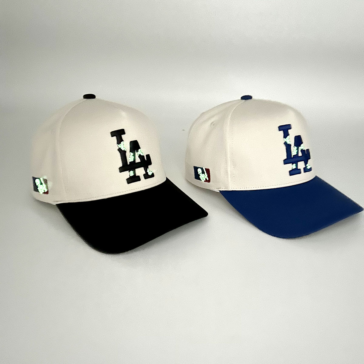 Luminous Embroidered Glow Thread Casual Cotton Baseball Hats 5 Panels Outdoor