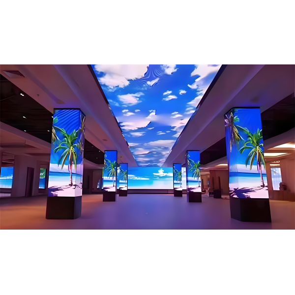 3D Immersive Interaction LED Time Tunnel Screen Curved Micro LED Display