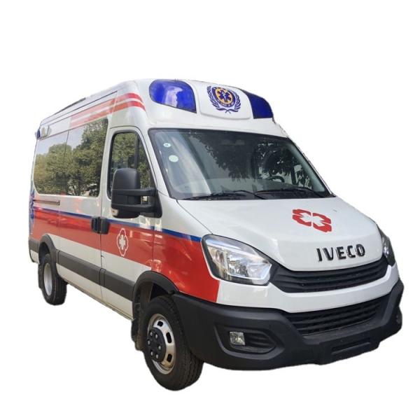 Tipo hospital médio móvel do combustível diesel de IVECO 4*2 da ambulância do dever de ICU