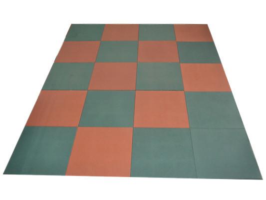Recycled color outdoor rubber bone shape rubber tile