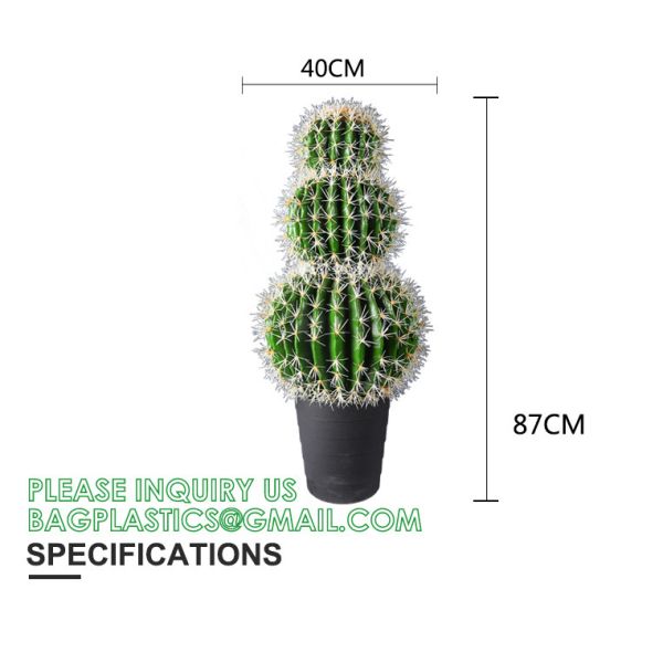 Artificial Cactus Fake Big Cactus 36 Inch Faux Cacti Plants For Home Garden Office Store Decoration