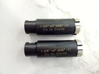 Brocas secas de la base del diamante del diámetro del OD 35m m con Roces soldados para el granito duro