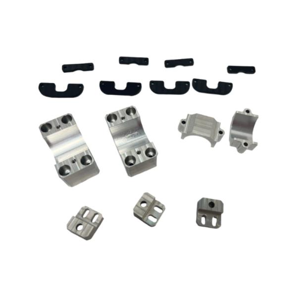 Piezas de fresado y mecanizado CNC de acero de aluminio Invar de precisión, niqueladas y chapadas en oro