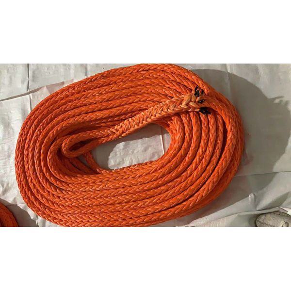 12 Strand UHMWPE Rope 220m Length 46mm Diameter Ultra Strong Abrasion-Resistant
