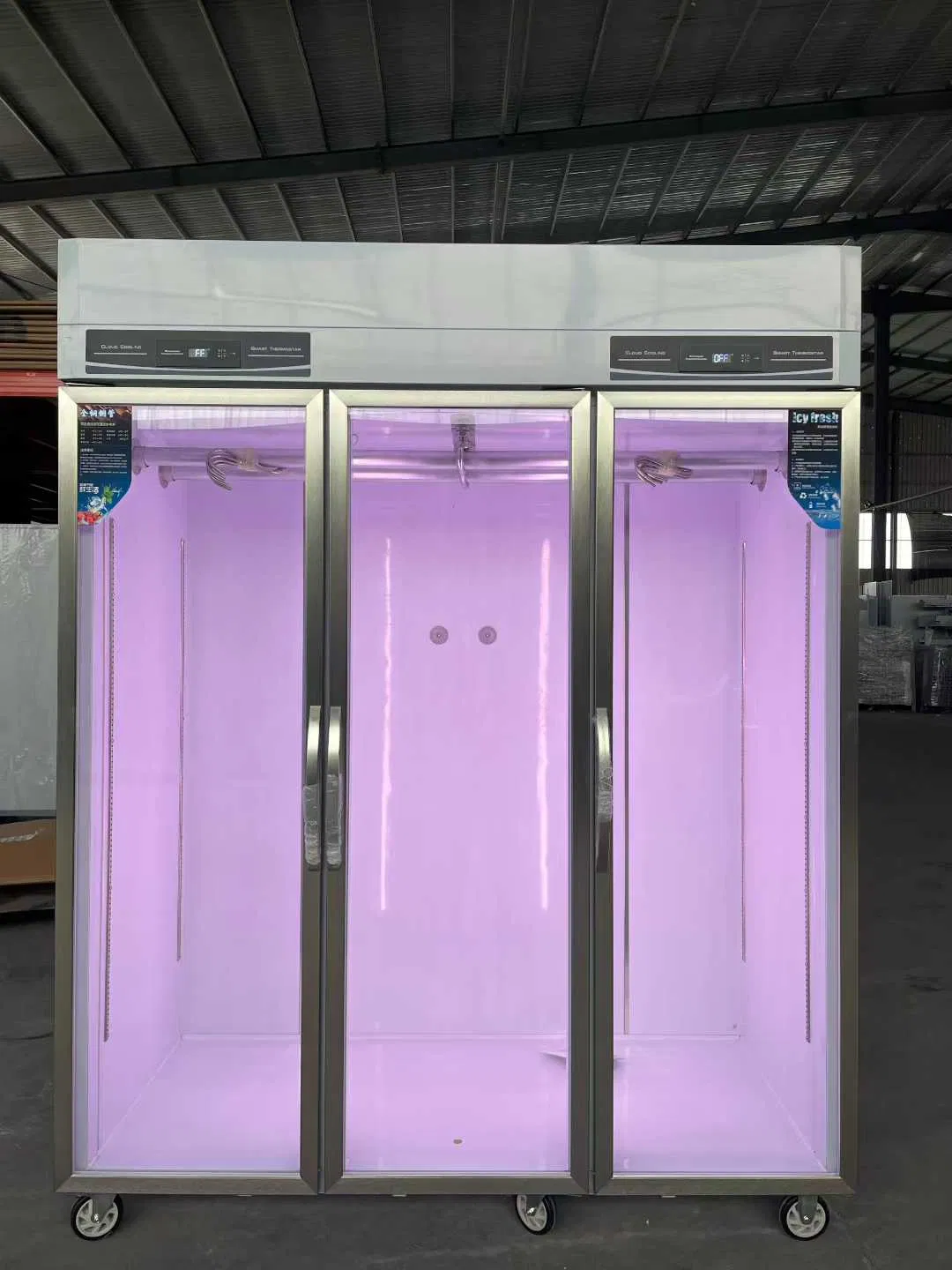Hanging Meat Cabinet Vertical Freezer Mutton and Pork Acid Removal Display Cabinet