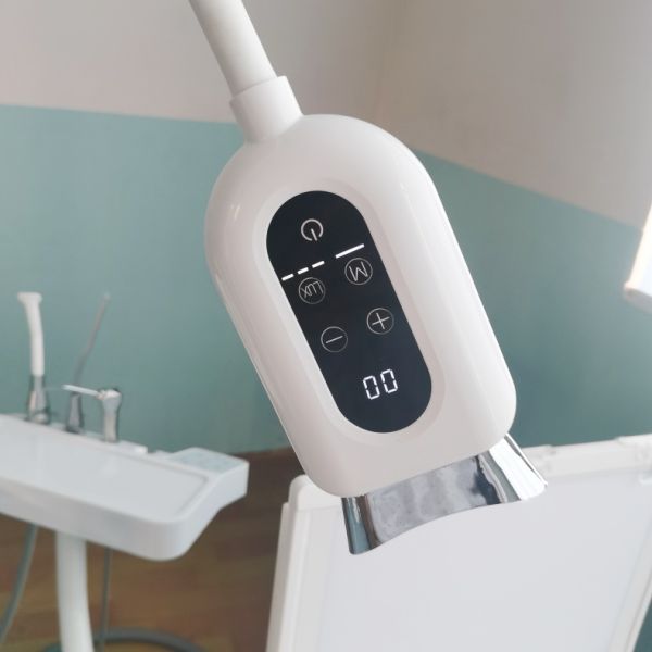 Профессиональный отбеливающий зубы светодиодный отбеливающий лампа стоматологический стул монтированная машина отбеливания зубов