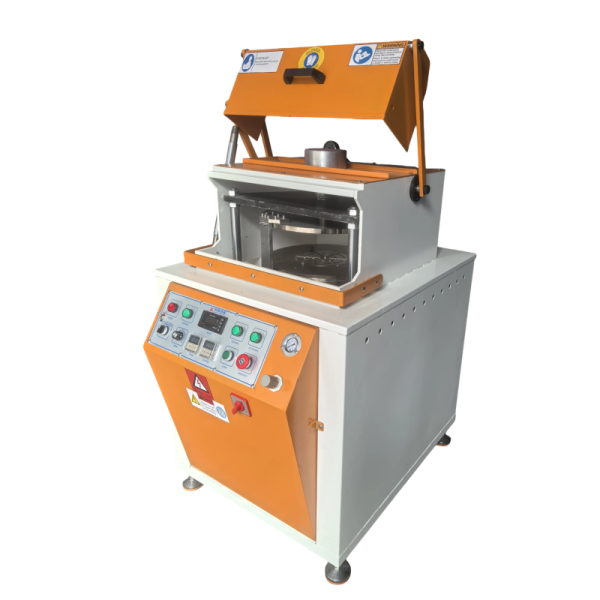 Zamak Badges Semi-Automatic Vacuum Centrifugal Casting Machine for Collectible Souvenir Coin 