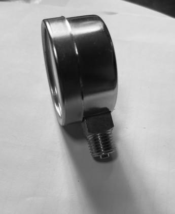 Air System Dry Pressure Gauge Ss Full Stainless Steel Pressure Gauge 3/8 Npt