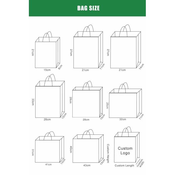 FSC Certified Kraft Paper Handbag For Clothing And Garment Packaging