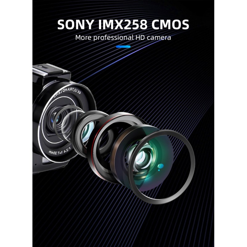 Professional 4K Digital Video Cameras Recorder with Wifi 48mp 16x Digital Zoom Camcorder Vlogging Camera for Youtube