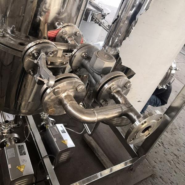Evaporador de filme de queda Turnkey do vapor 1.5kw 200L/H