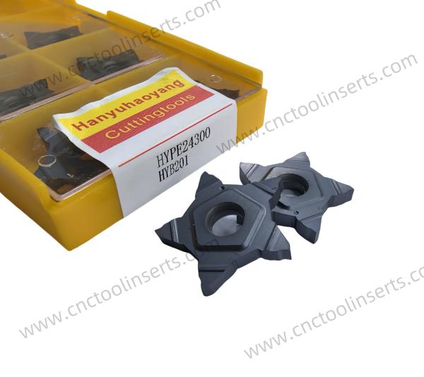 Série de rainures de haute précision Insert HYPE24250 Pentagon Master Cutter avec revêtement HYB201