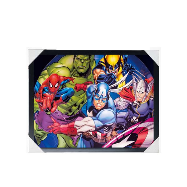 Оптовый аниме 3D плакат Marvel 3D линзовый плакат Декорация стены 3D печать меняющая изображение аниме плакат